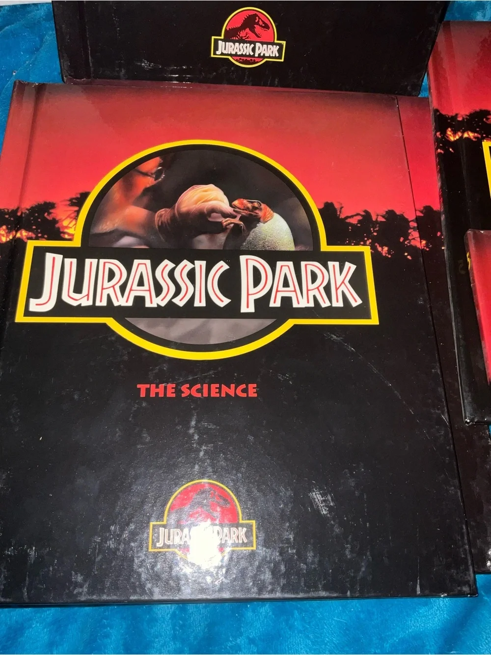 Vintage 1993 Jurassic Park Hardcover Book Lot (Set of 5) – New Rare volumes 3-8